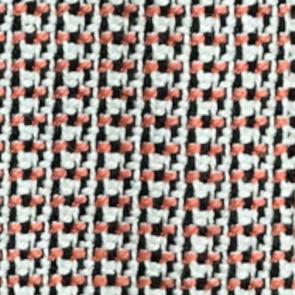 NWT LOFT Curvy Structured Shorts Coral, Black, and White Sz 8 - Picture 3 of 4